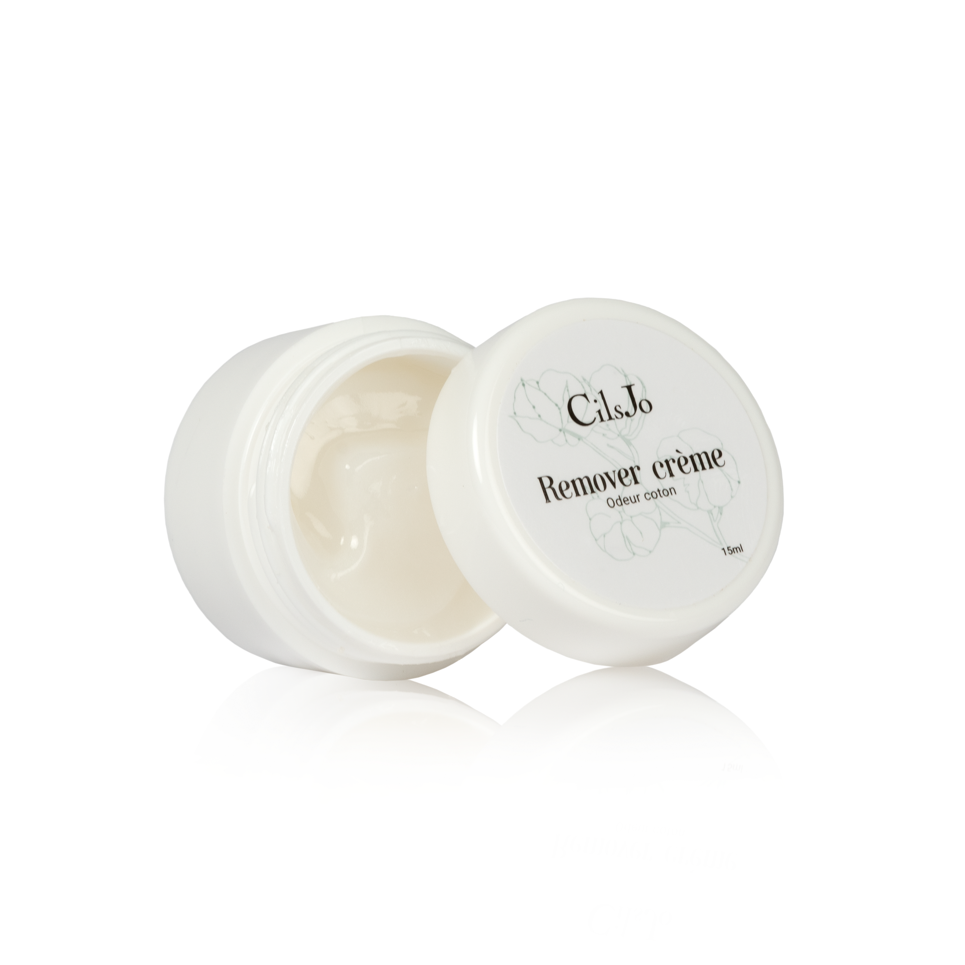 Remover crème retrait pour extensions de cils coton